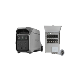 EcoFlow DELTA Pro 3 Portable Power Station + Transfer Switch