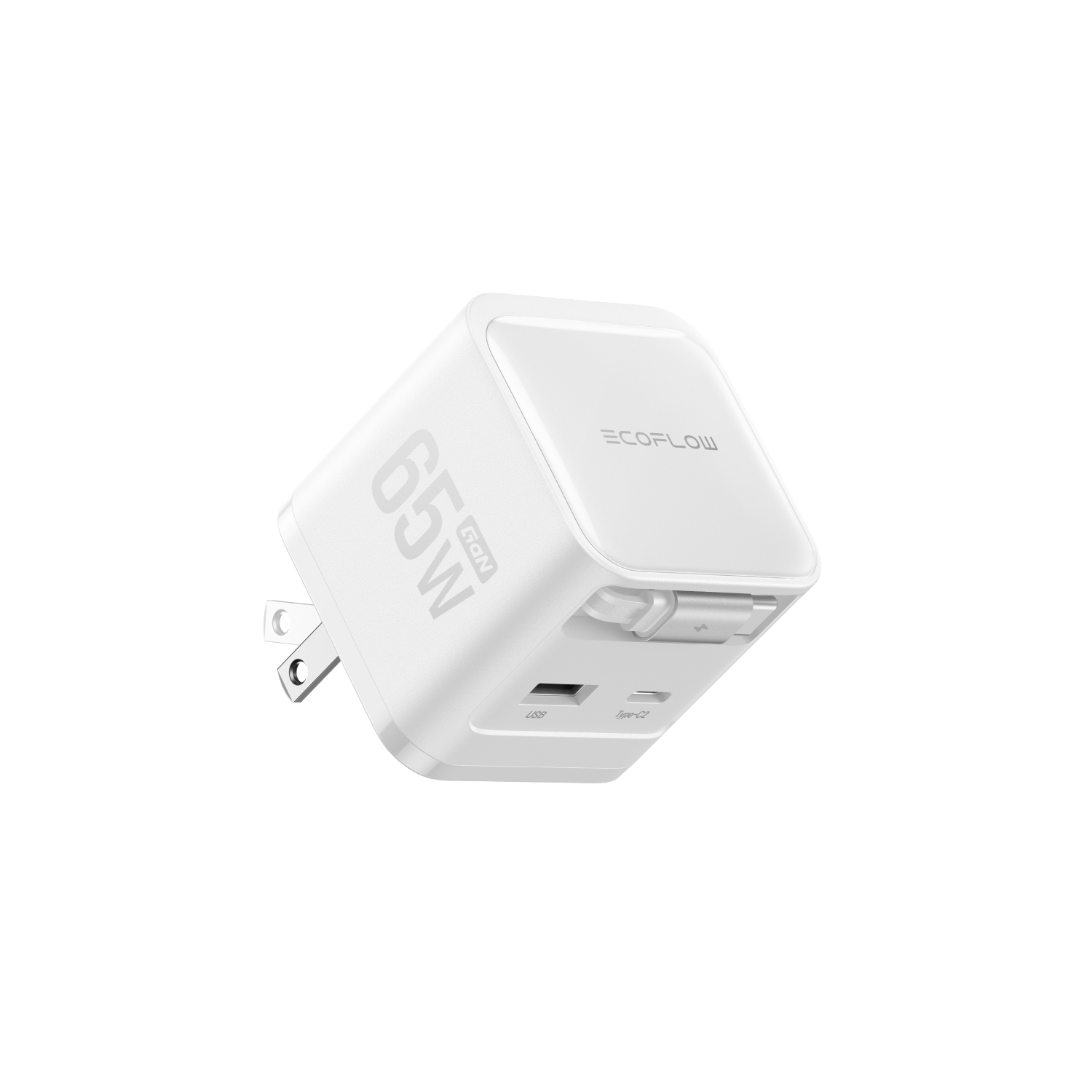 EcoFlow RAPID Charger (65W. Retractable Cable. GaN) - Image 3