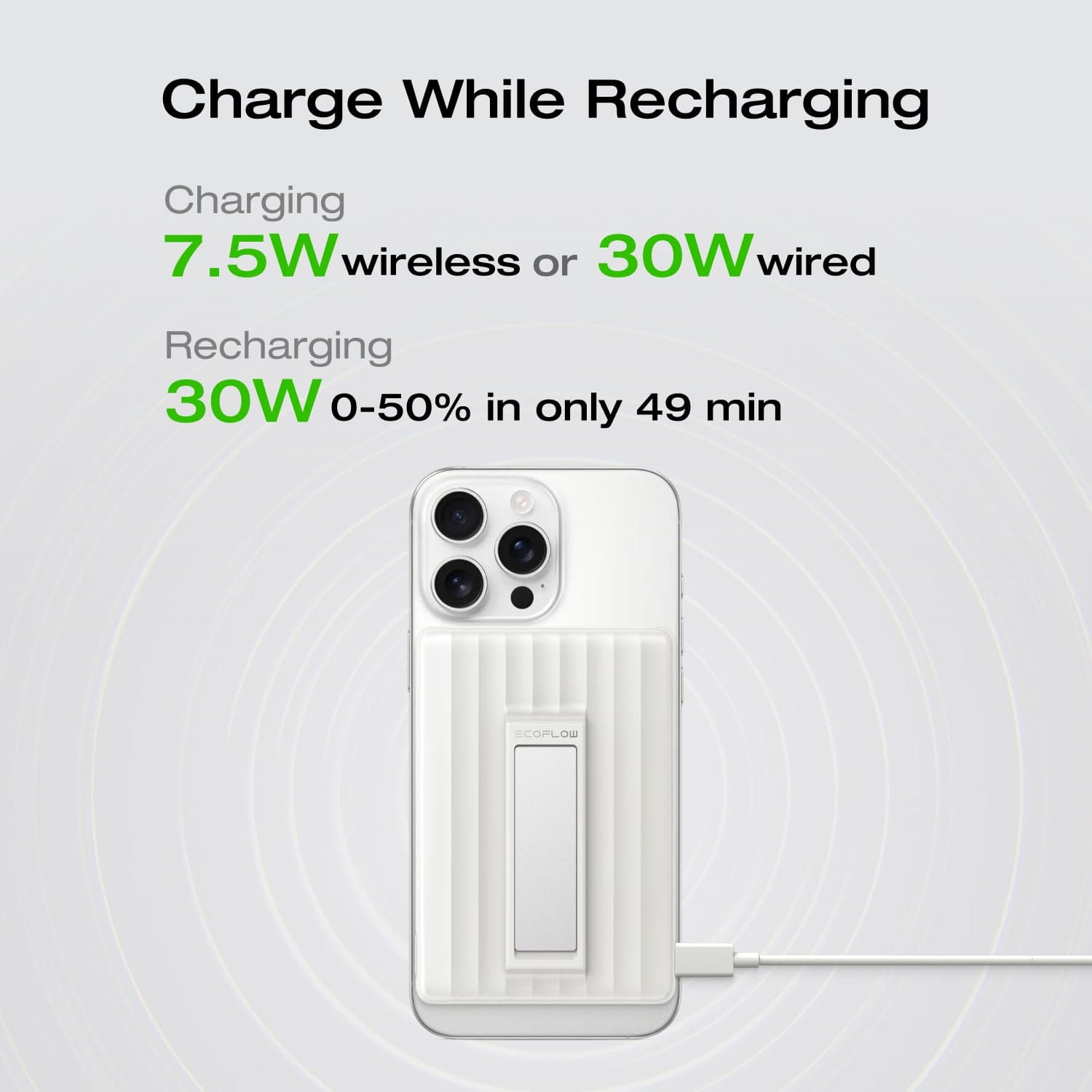 EcoFlow RAPID Mag Power Bank (10.000mAh. 7.5W. Magnetic Charging) - Image 4