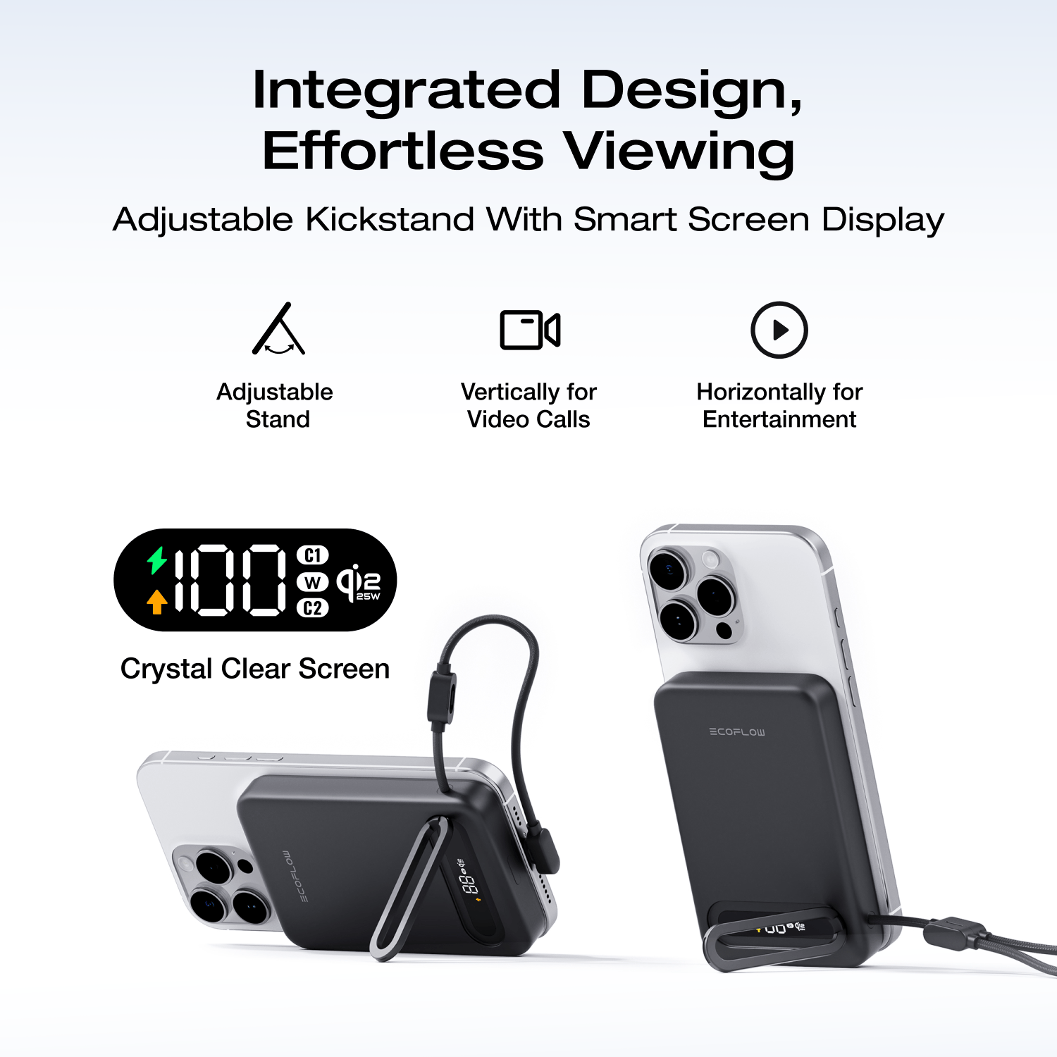 EcoFlow RAPID Mag Qi2.2 Magnetic Power Bank (10.000mAh. 25W. Built-in USB-C Cable) - Image 7