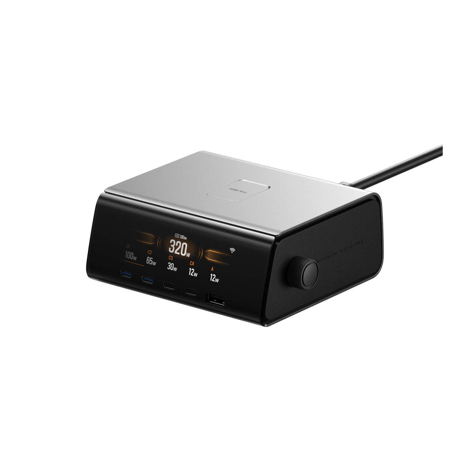 EcoFlow RAPID Pro Desktop Charger (320W. 5 Ports. GaN) - Image 4