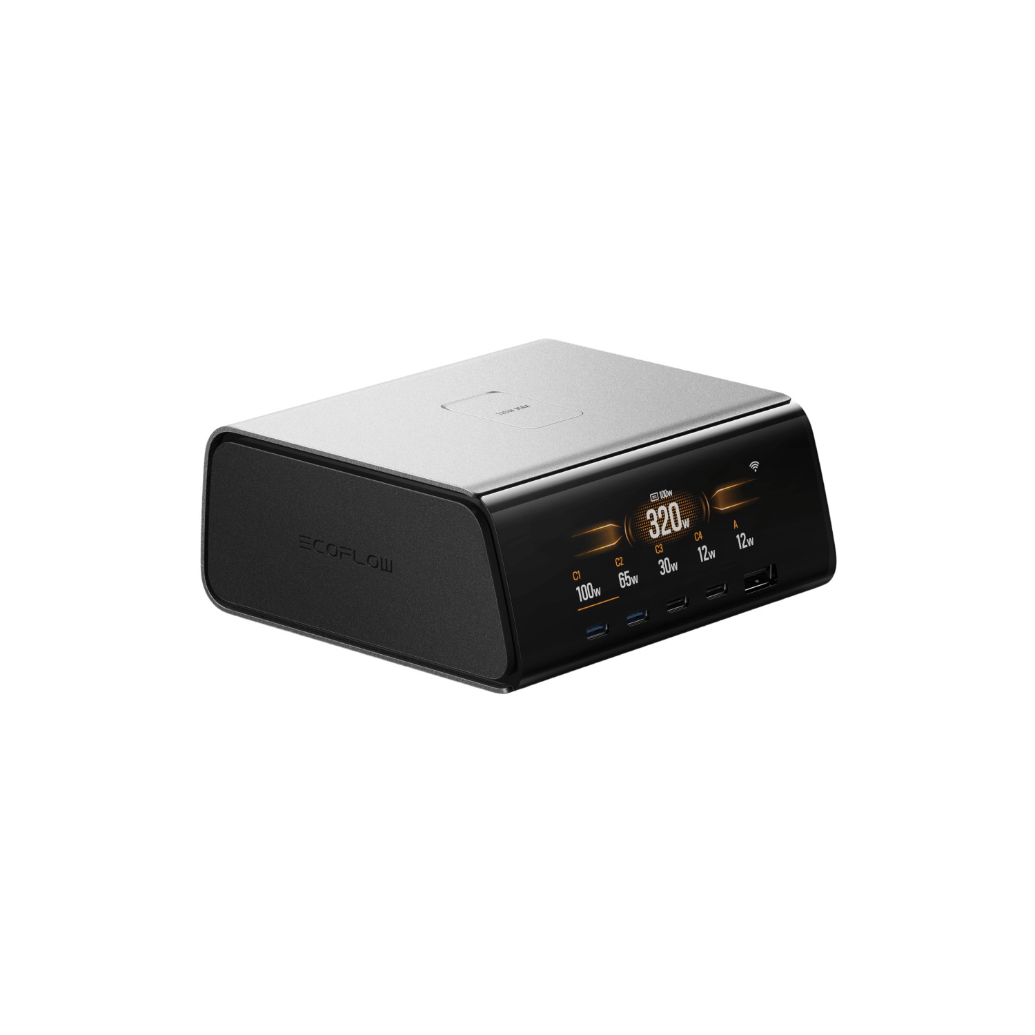 EcoFlow RAPID Pro Desktop Charger (320W. 5 Ports. GaN)